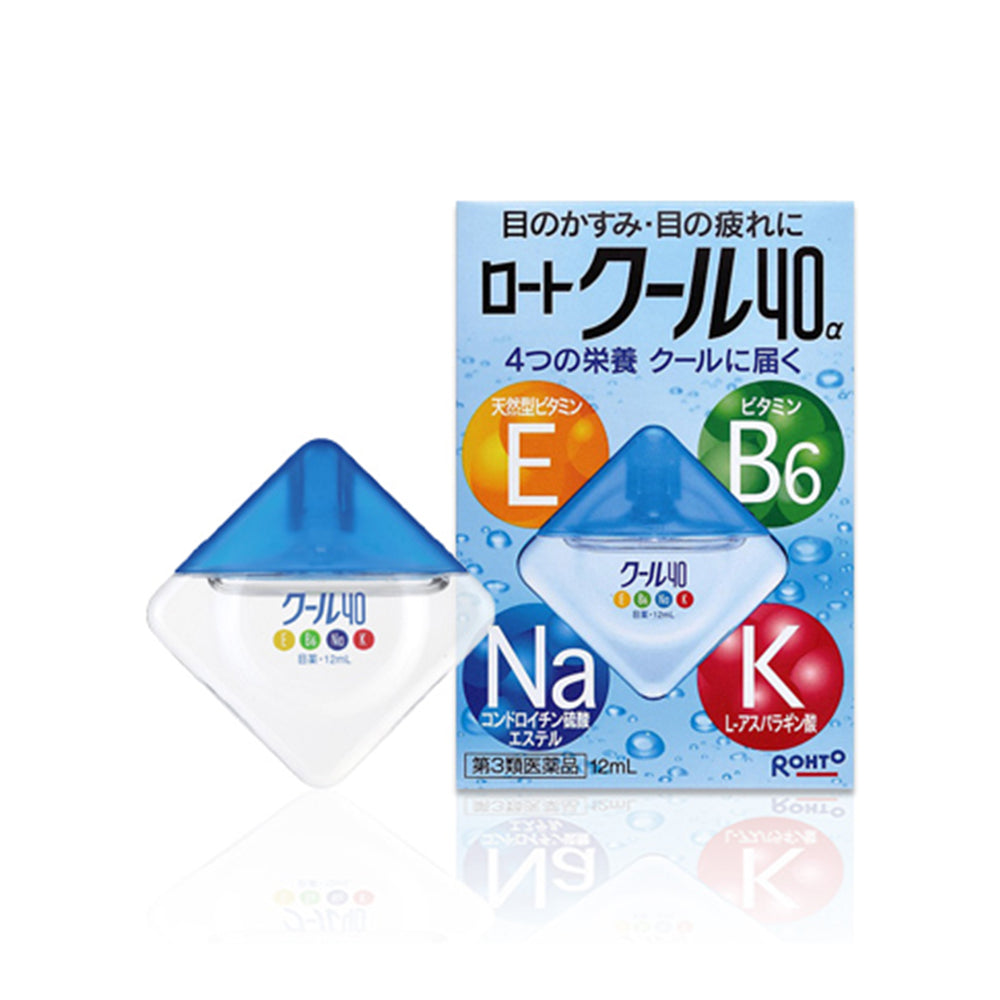 Collyre Rohto Alpha40 (pour les utilisateurs de lentilles de contact et sans lentilles de contact)