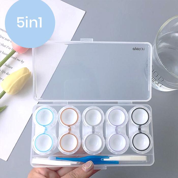 Transparent Contact Lens Storage Case