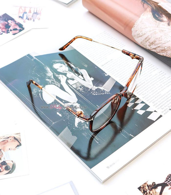 Vintage Leopardrahmenbrille