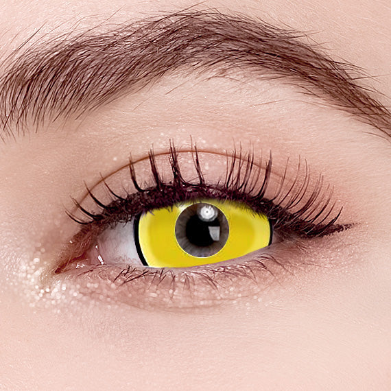 Princess Pinky Yellow Mad Hatter Mini Sclera